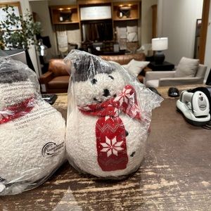 Archie The Snowman Shaped Pillow